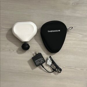 Therabody White Massage Device with Black Case